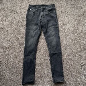 Rue21 Black Stacked Skinny Jeans Size 28 Men’s